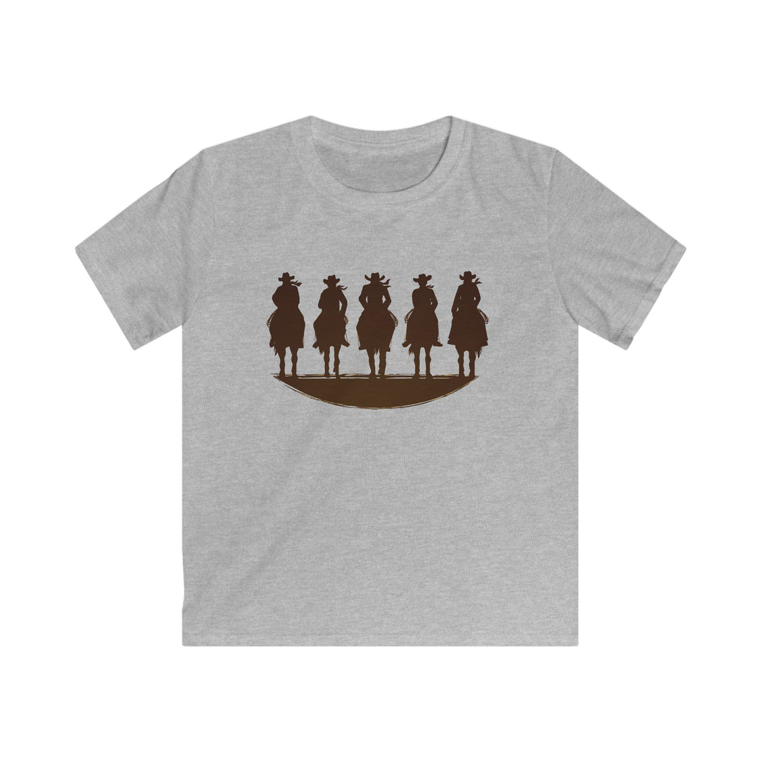 Cowboy Silhouette - Kids Softstyle Tee