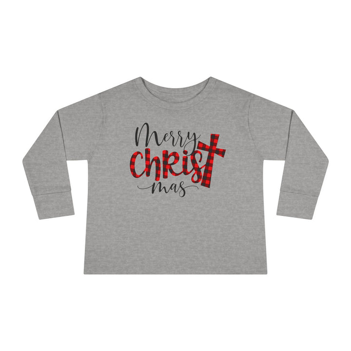 Merry Christ Mas - Toddler Long Sleeve Tee