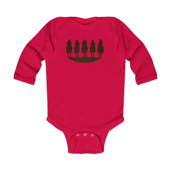 Cowboy Silhouette - Infant Long Sleeve Bodysuit