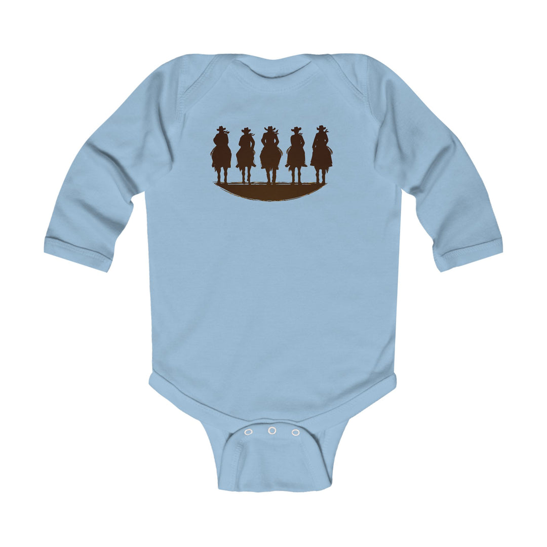 Cowboy Silhouette - Infant Long Sleeve Bodysuit