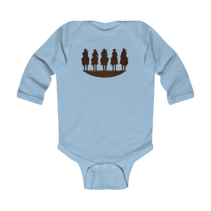Cowboy Silhouette - Infant Long Sleeve Bodysuit