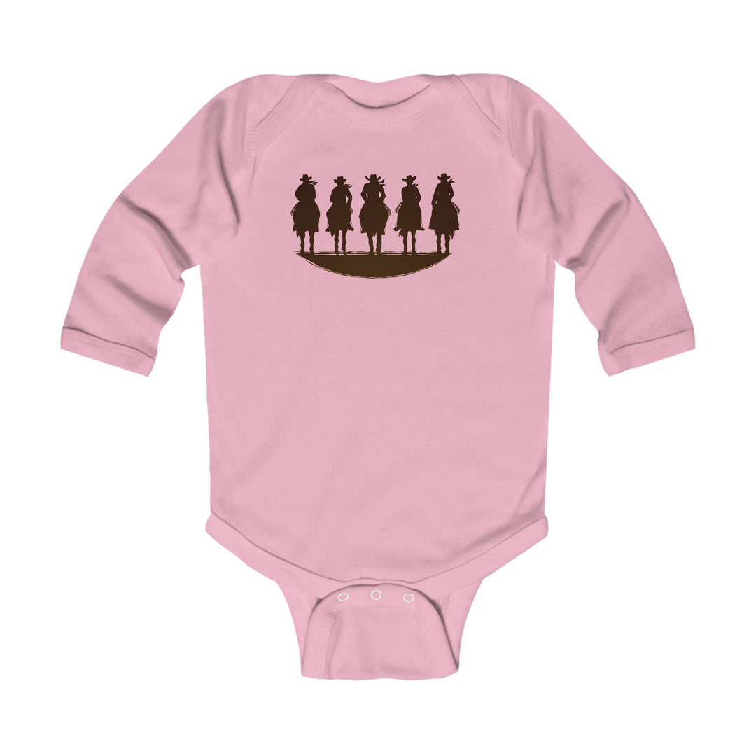 Cowboy Silhouette - Infant Long Sleeve Bodysuit