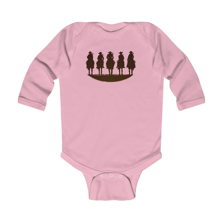Cowboy Silhouette - Infant Long Sleeve Bodysuit