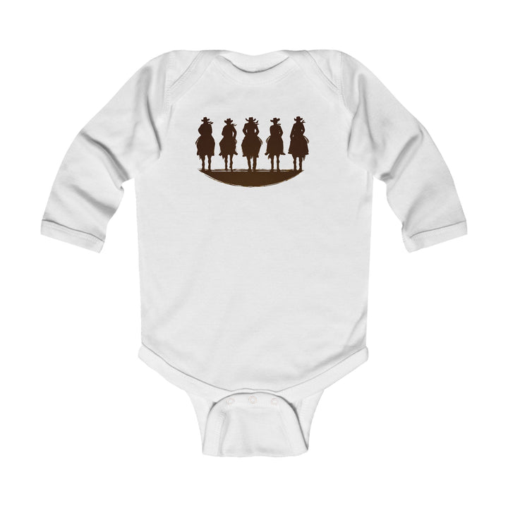 Cowboy Silhouette - Infant Long Sleeve Bodysuit