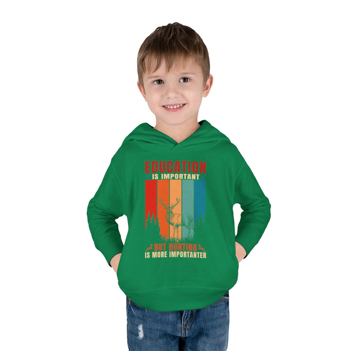 Hunting Education - Toddler Pullover Fleece Hoodie