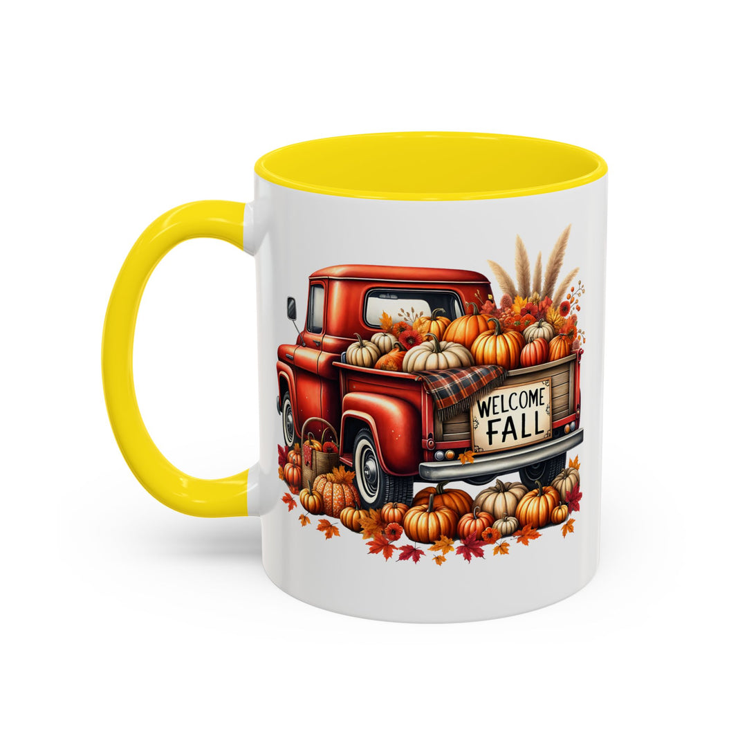 Welcome Fall - Accent Coffee Mug (11, 15oz)