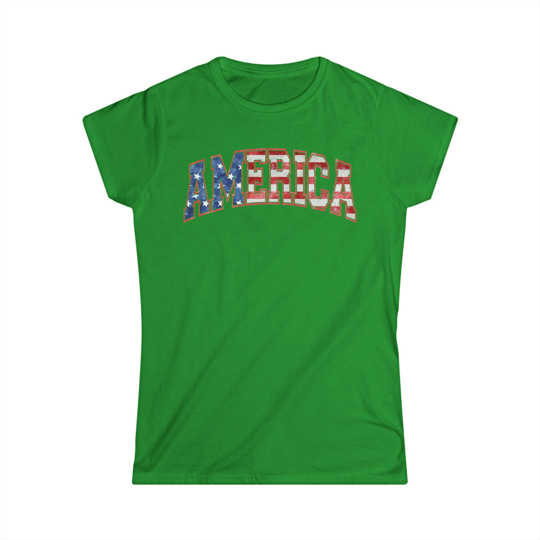 America - Women's Softstyle Tee
