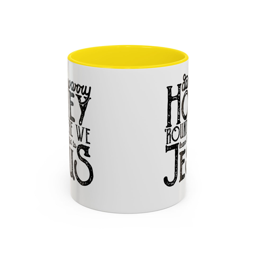 Judgin To Jesus - Accent Coffee Mug (11, 15oz)
