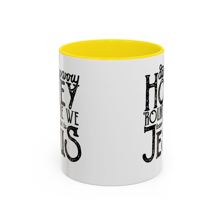 Judgin To Jesus - Accent Coffee Mug (11, 15oz)