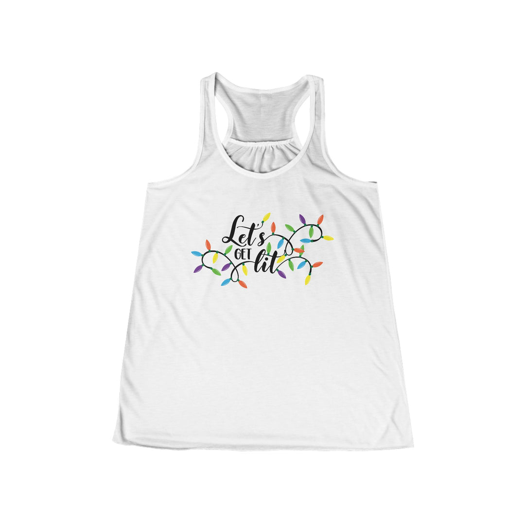 Let's Get Lit - Women's Flowy Racerback Tank