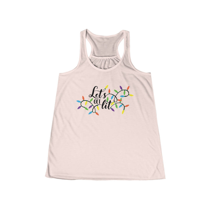 Let's Get Lit - Women's Flowy Racerback Tank