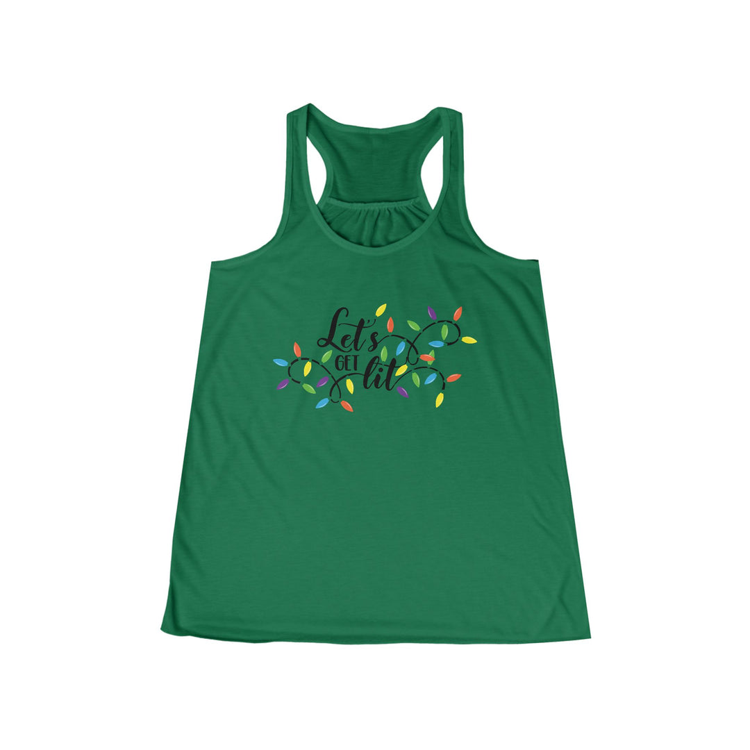 Let's Get Lit - Women's Flowy Racerback Tank