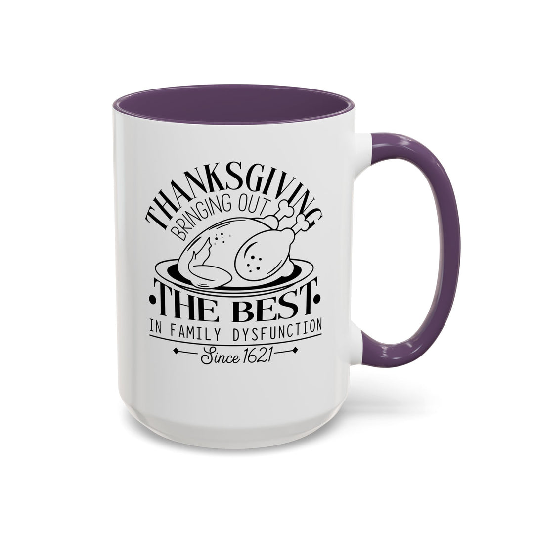 Family Dysfunction - Accent Coffee Mug (11, 15oz)
