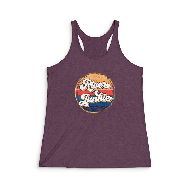 River Junkie - Women's Tri-Blend Racerback Tank