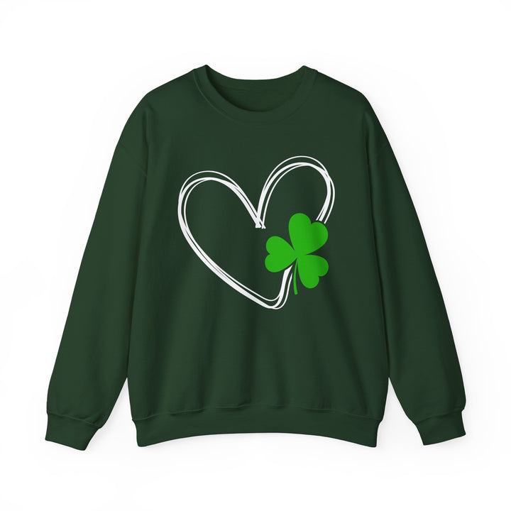 Heart & Clover - Unisex Heavy Blend™ Crewneck Sweatshirt