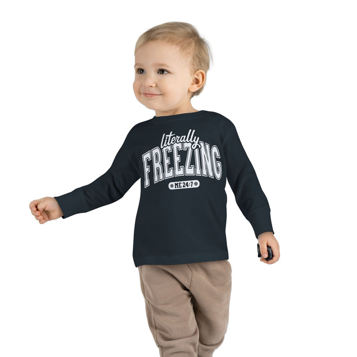 Literally Freezing - Toddler Long Sleeve Tee