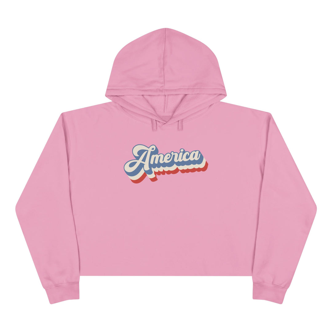 Retro America - Crop Hoodie