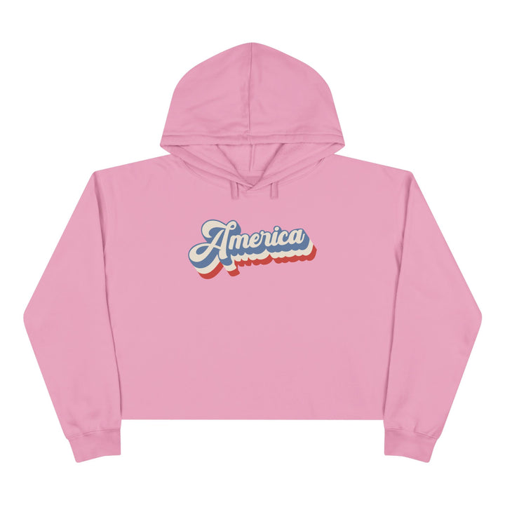 Retro America - Crop Hoodie