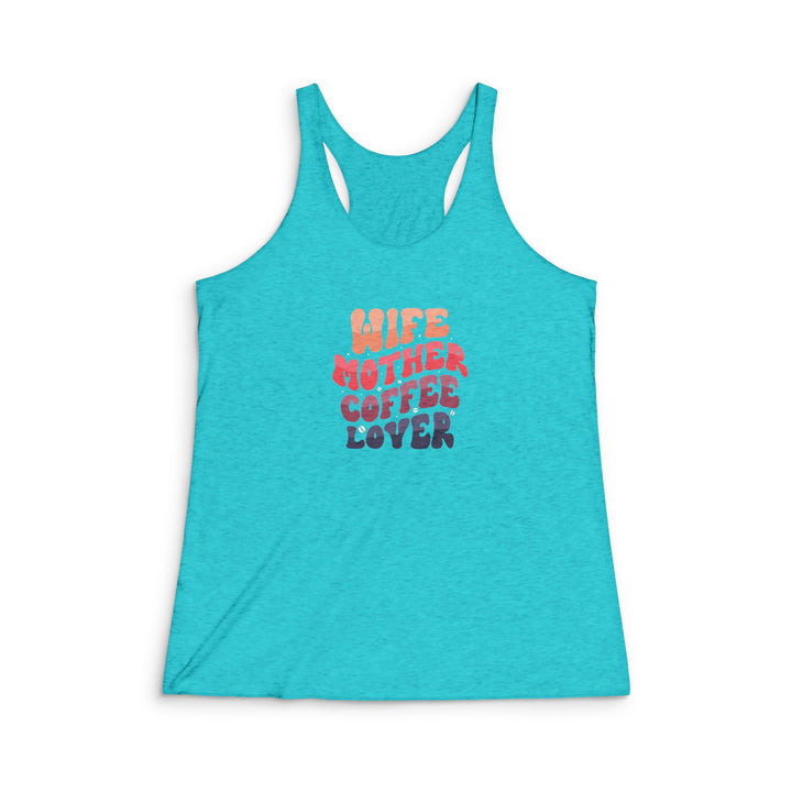Wife-Mother - Women's Tri-Blend Racerback Tank