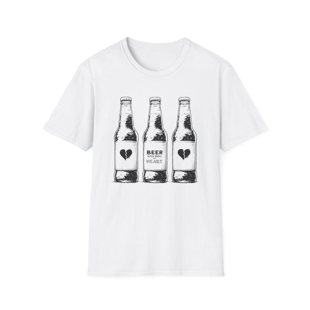 Beer Never Broke My Heart - Unisex Softstyle T-Shirt
