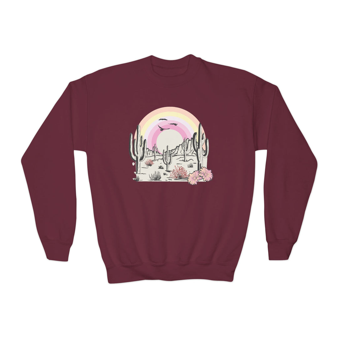 Desert Rainbow - Youth Crewneck Sweatshirt