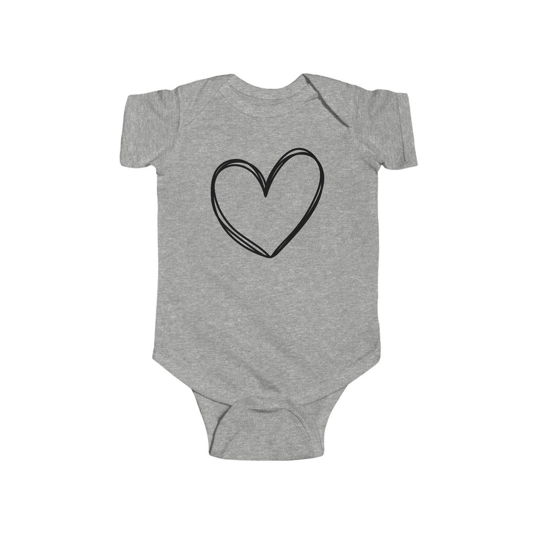 Heart - Infant Fine Jersey Bodysuit