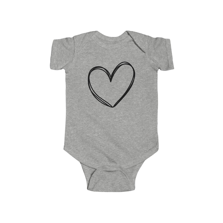 Heart - Infant Fine Jersey Bodysuit