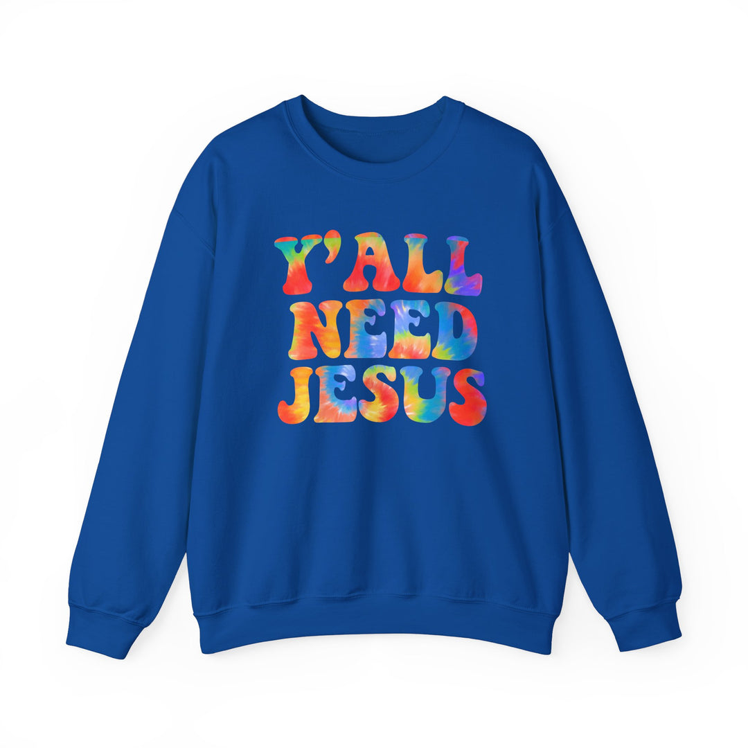 Y'All Need Jesus - Unisex Heavy Blend™ Crewneck Sweatshirt
