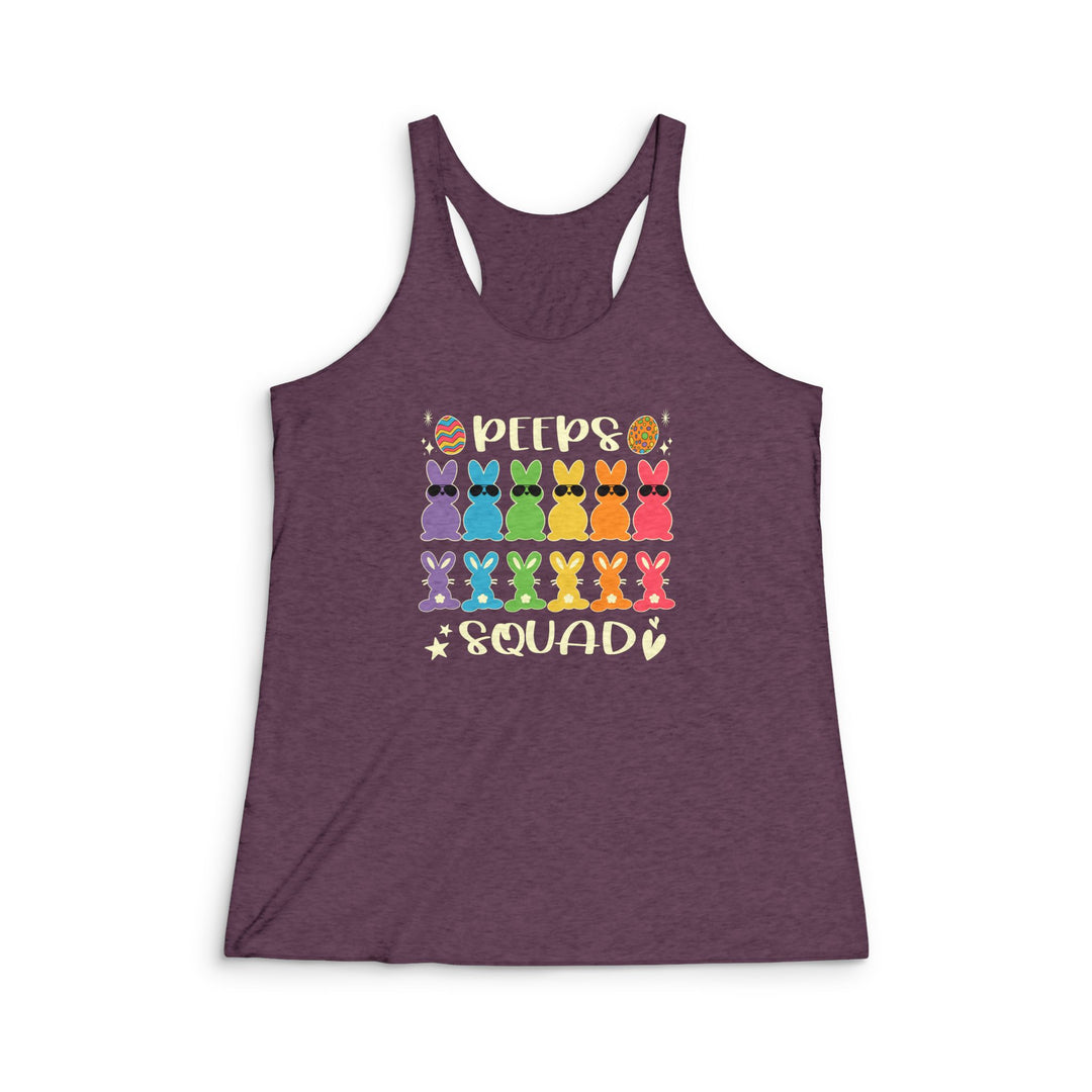 Peep Squad - Women's Tri-Blend Racerback Tank