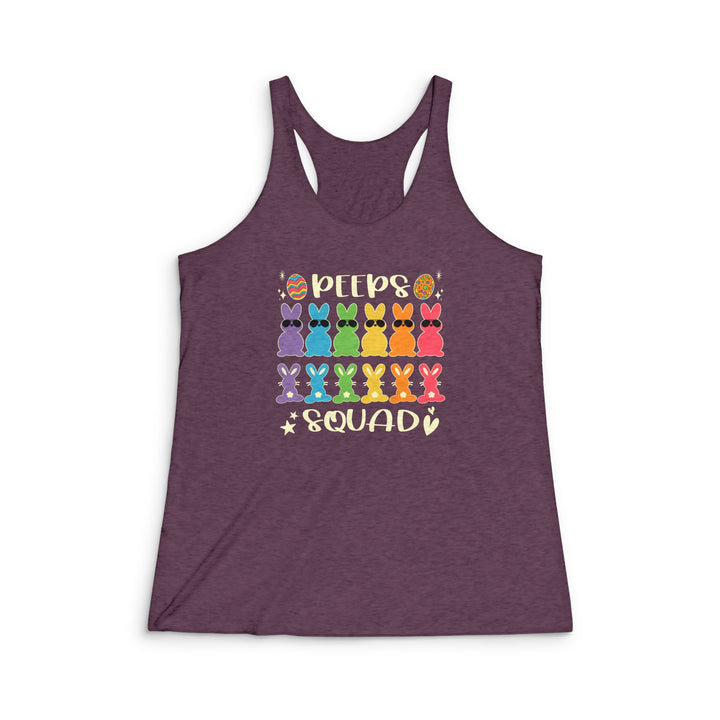 Peep Squad - Women's Tri-Blend Racerback Tank