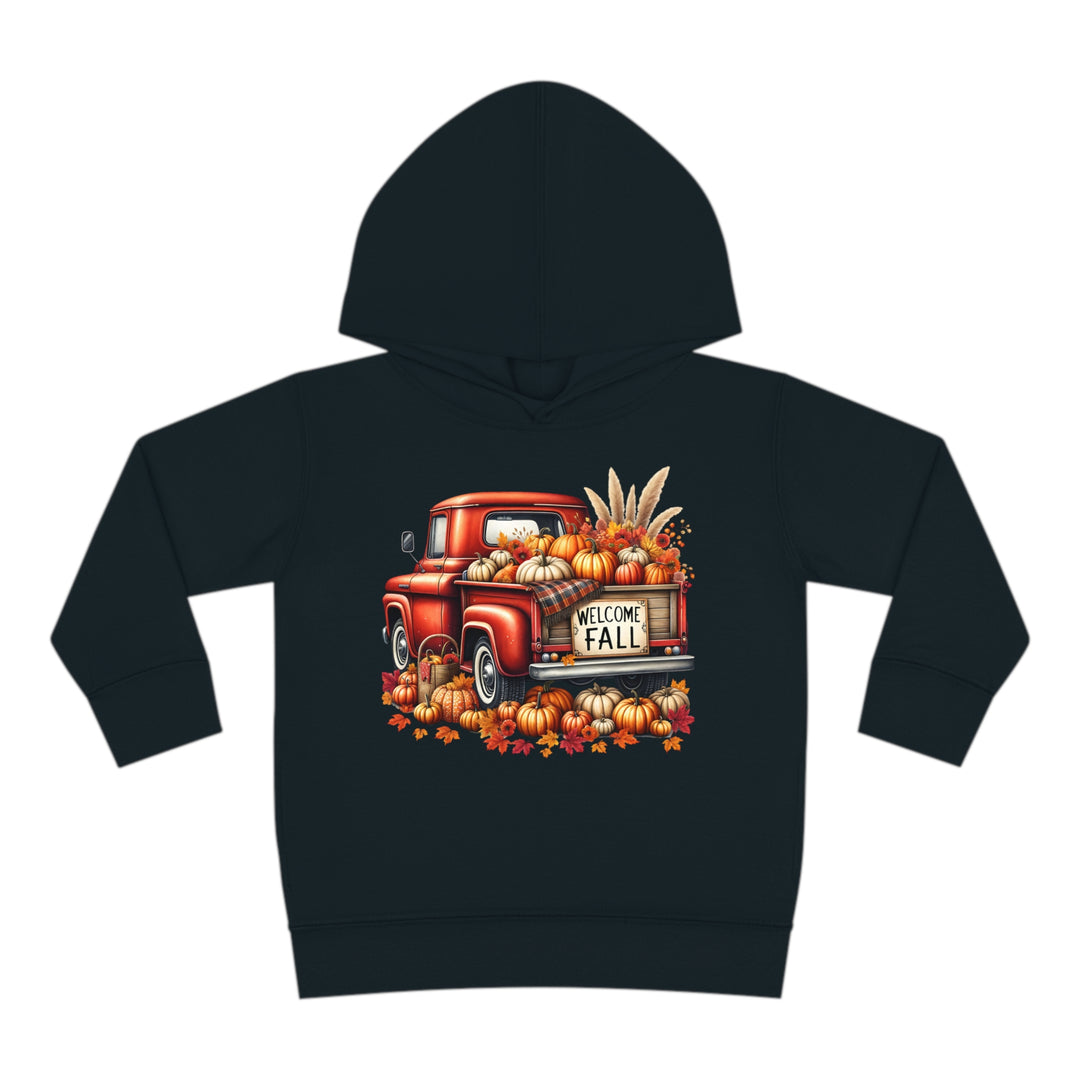 Welcome Fall - Toddler Pullover Fleece Hoodie
