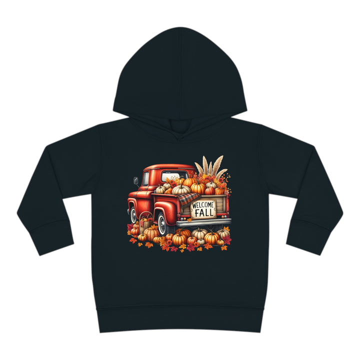 Welcome Fall - Toddler Pullover Fleece Hoodie