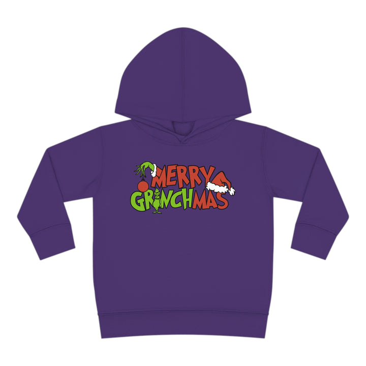 Merry Grinchmas - Toddler Pullover Fleece Hoodie