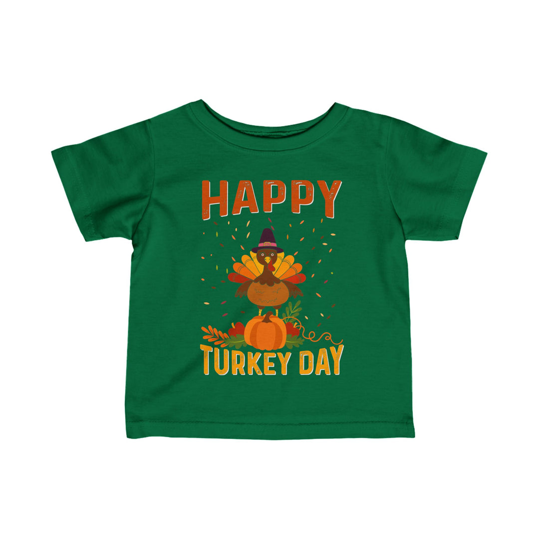 Happy Turkey Day - Infant Fine Jersey Tee