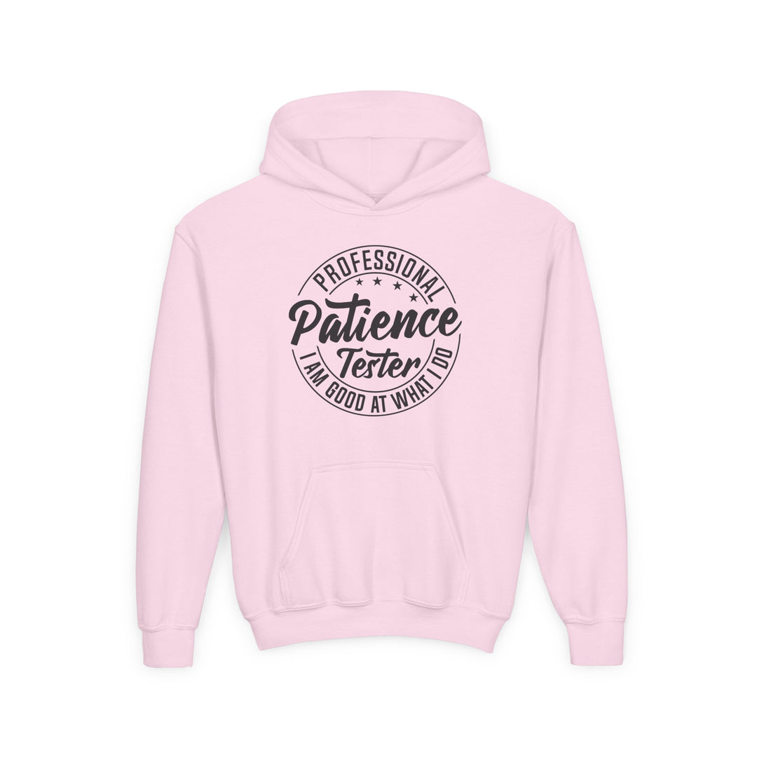Professional Patience Tester - Youth Heavy Blend Hooded Sweatshirt