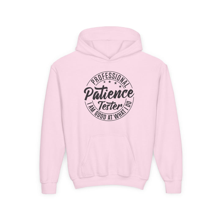Professional Patience Tester - Youth Heavy Blend Hooded Sweatshirt