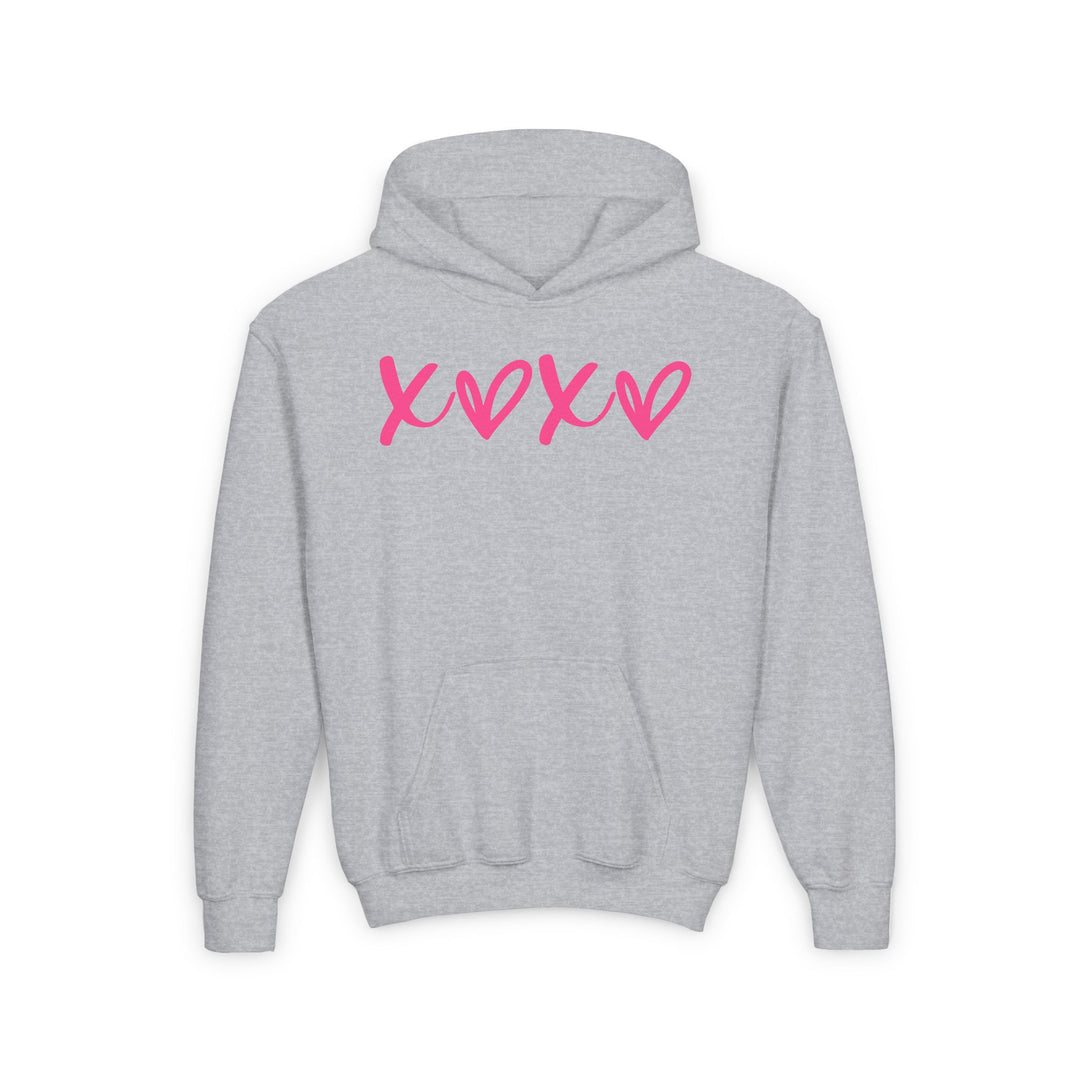 XOXO - Youth Heavy Blend Hooded Sweatshirt