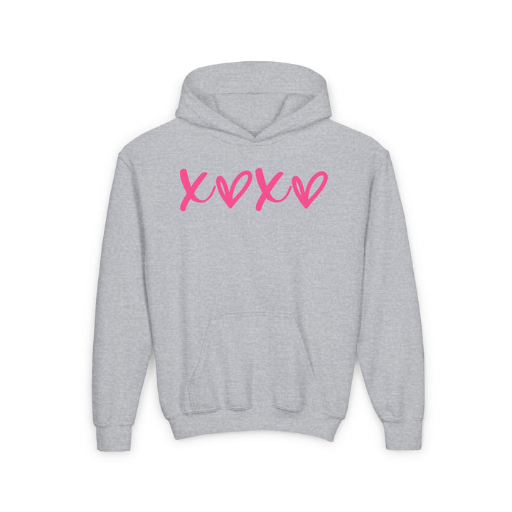 XOXO - Youth Heavy Blend Hooded Sweatshirt