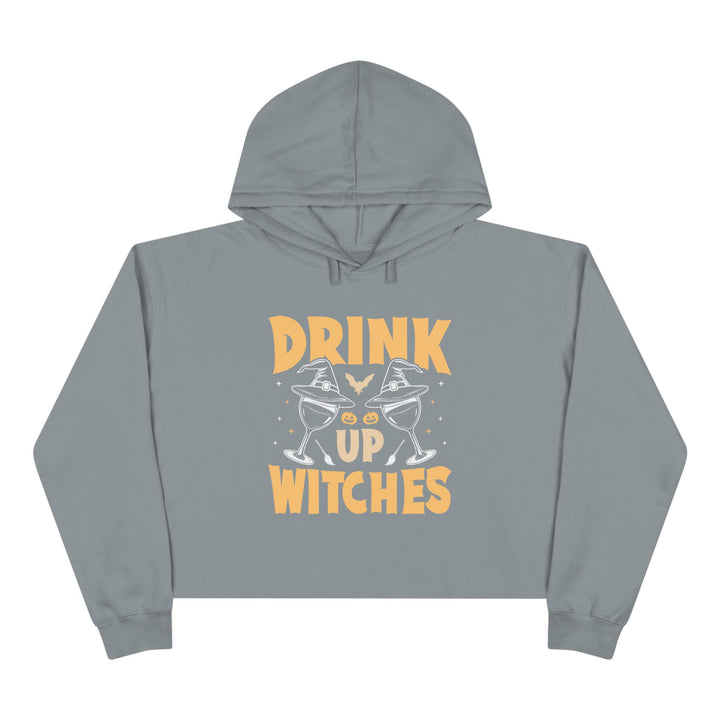 Drink Up Witches - Crop Hoodie
