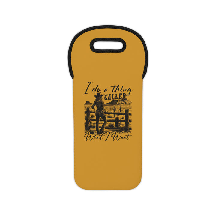 I Do A Thing Called - Wine Tote Bag