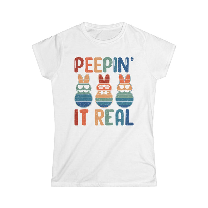 Peepin It Real - Women's Softstyle Tee