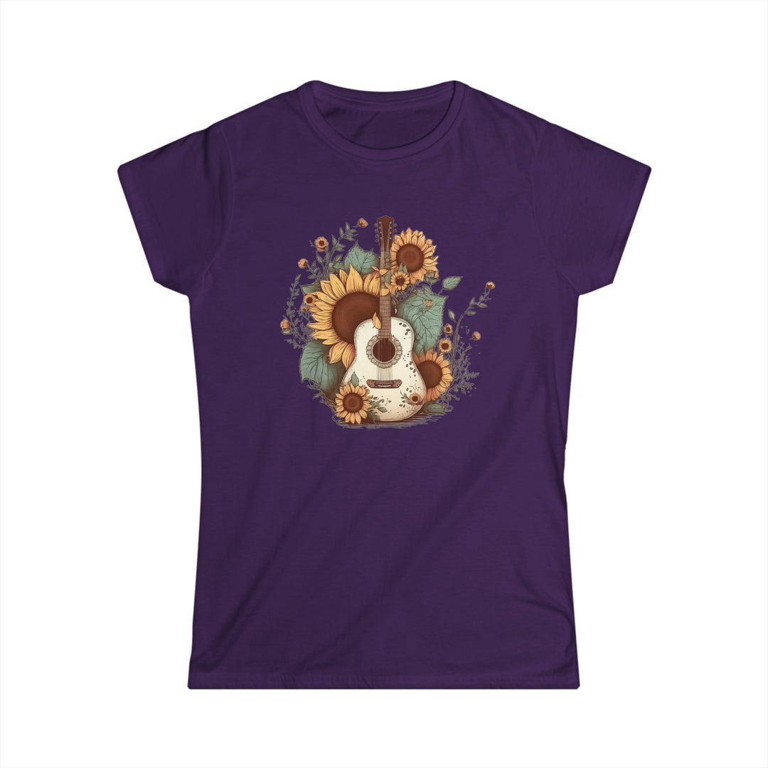 Sunflower Guitar - Women's Softstyle Tee