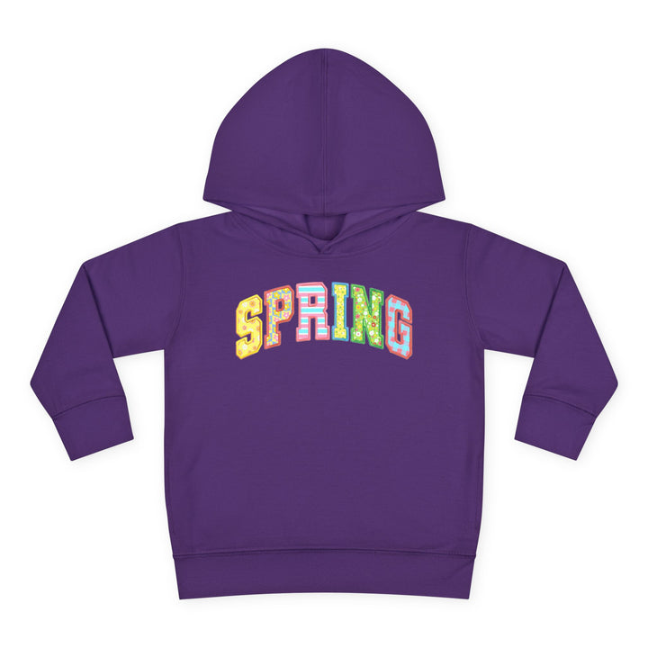Spring Quilt - Toddler Pullover Fleece Hoodie