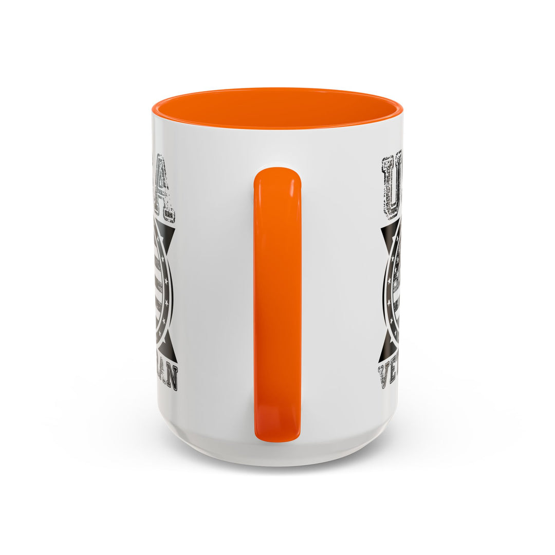 U.S.A. Veteran - Accent Coffee Mug (11, 15oz)