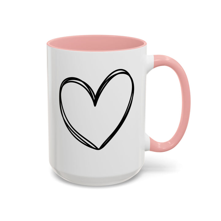 Heart - Accent Coffee Mug (11, 15oz)