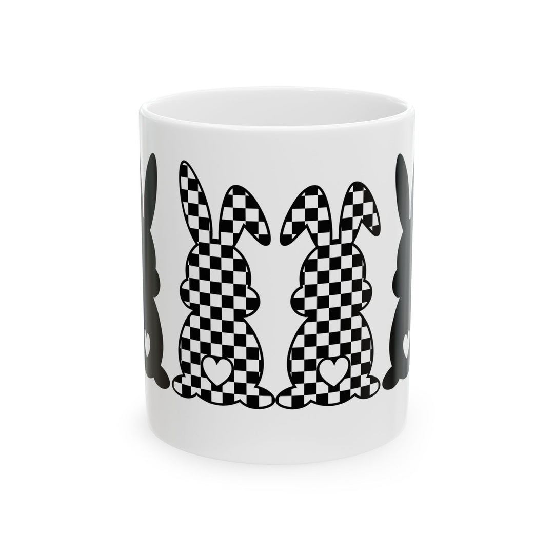 Heart Bunny - Ceramic Mug, (11oz, 15oz)