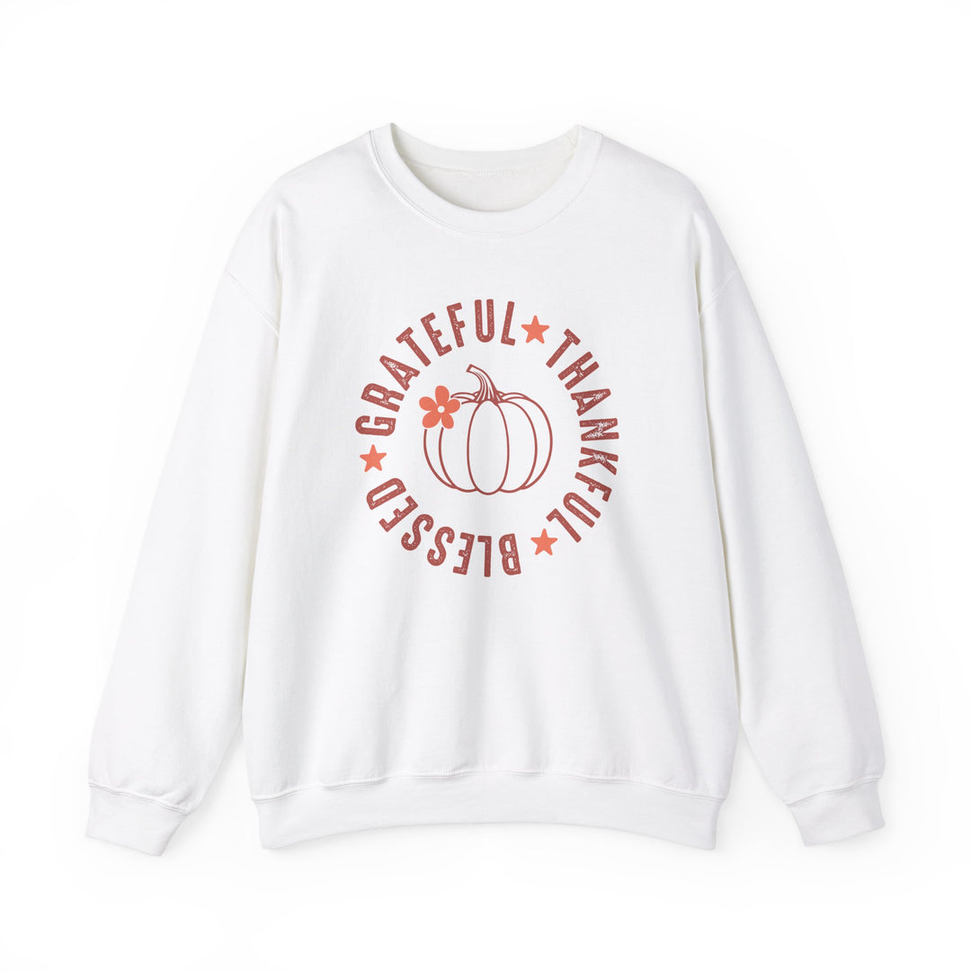 Grateful Thankful Blessed - Unisex Heavy Blend™ Crewneck Sweatshirt