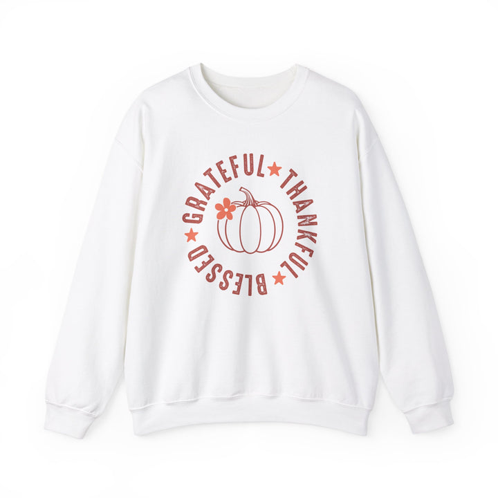 Grateful Thankful Blessed - Unisex Heavy Blend™ Crewneck Sweatshirt