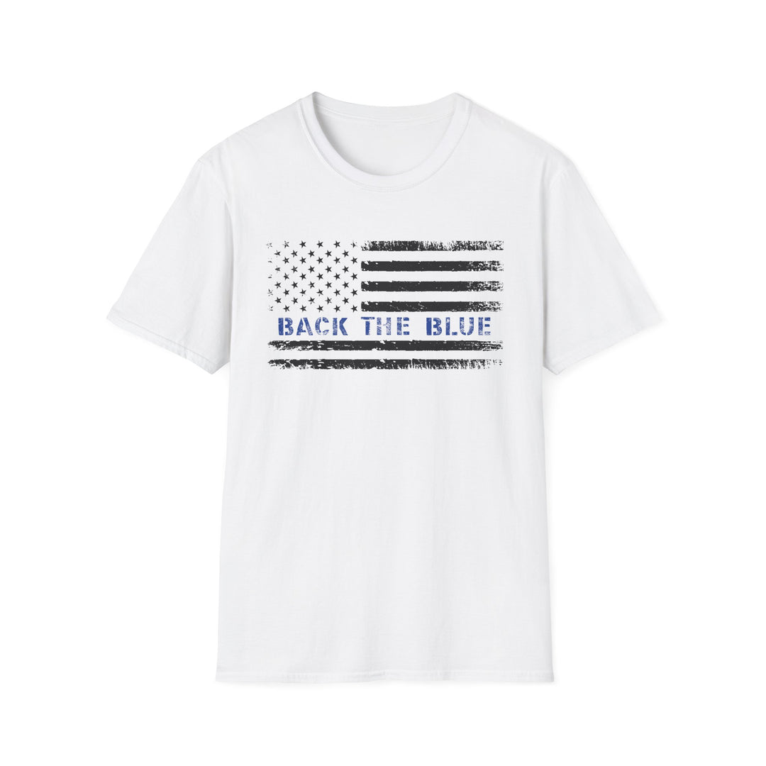Back The Blue - Unisex Softstyle T-Shirt