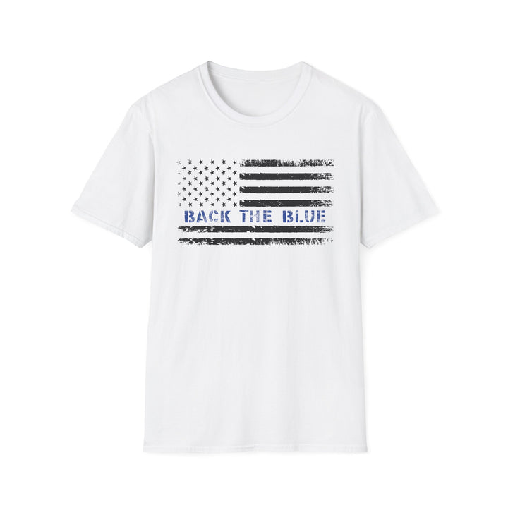 Back The Blue - Unisex Softstyle T-Shirt